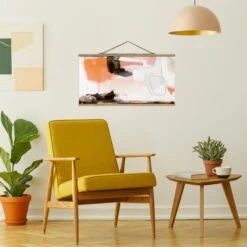 Stoffbild Mit Posterleisten - Ravel II In Orange 12 Stoffbild Mit Posterleisten - Ravel II In Orange -Allgemeiner Haushaltswarenladen wallart stoffbild mit posterleisten ravel ii in orange 3