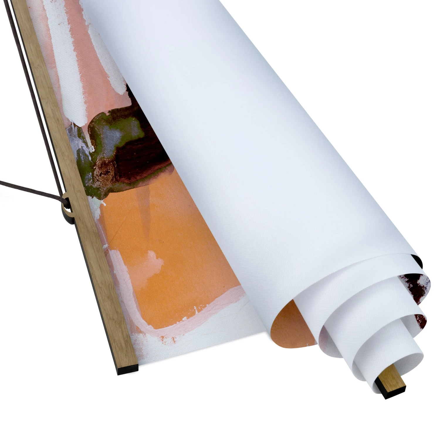 Stoffbild Mit Posterleisten - Ravel II In Orange 8 Stoffbild Mit Posterleisten - Ravel II In Orange – Bild 6