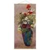 Stoffbild Mit Posterleisten - Redon - Blumenvase Mit Mohn In Creme-Beige 2 Stoffbild Mit Posterleisten - Redon - Blumenvase Mit Mohn In Creme-Beige -Allgemeiner Haushaltswarenladen wallart stoffbild mit posterleisten redon blumenvase mit mohn in creme beige