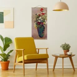 Stoffbild Mit Posterleisten - Redon - Blumenvase Mit Mohn In Creme-Beige 11 Stoffbild Mit Posterleisten - Redon - Blumenvase Mit Mohn In Creme-Beige -Allgemeiner Haushaltswarenladen wallart stoffbild mit posterleisten redon blumenvase mit mohn in creme beige 2