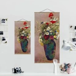 Stoffbild Mit Posterleisten - Redon - Blumenvase Mit Mohn In Creme-Beige 15 Stoffbild Mit Posterleisten - Redon - Blumenvase Mit Mohn In Creme-Beige -Allgemeiner Haushaltswarenladen wallart stoffbild mit posterleisten redon blumenvase mit mohn in creme beige 6