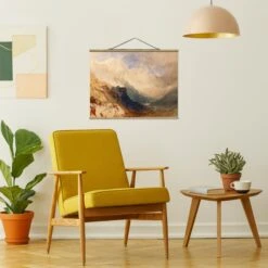 Stoffbild Mit Posterleisten - William Turner - Aostatal In Creme-Beige 12 Stoffbild Mit Posterleisten - William Turner - Aostatal In Creme-Beige -Allgemeiner Haushaltswarenladen wallart stoffbild mit posterleisten william turner aostatal in creme beige 3