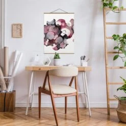 Stoffbild - Pink-Beige Tropfen Mit Roségold In Rosa 11 Stoffbild - Pink-Beige Tropfen Mit Roségold In Rosa -Allgemeiner Haushaltswarenladen wallart stoffbild pink beige tropfen mit rosegold in rosa 2