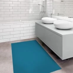 Vinyl-Teppich - Petrol In Petrol 13 Vinyl-Teppich - Petrol In Petrol -Allgemeiner Haushaltswarenladen wallart vinyl teppich petrol in petrol 4