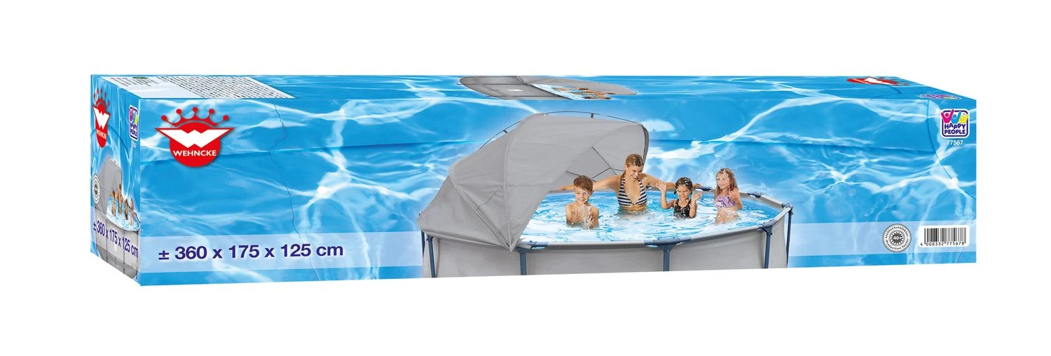 Sonnendach Für Stahlrahmenpools Ø 360/366cm In Ab 18 Jahre 4 Sonnendach Für Stahlrahmenpools Ø 360/366cm In Ab 18 Jahre – Bild 2