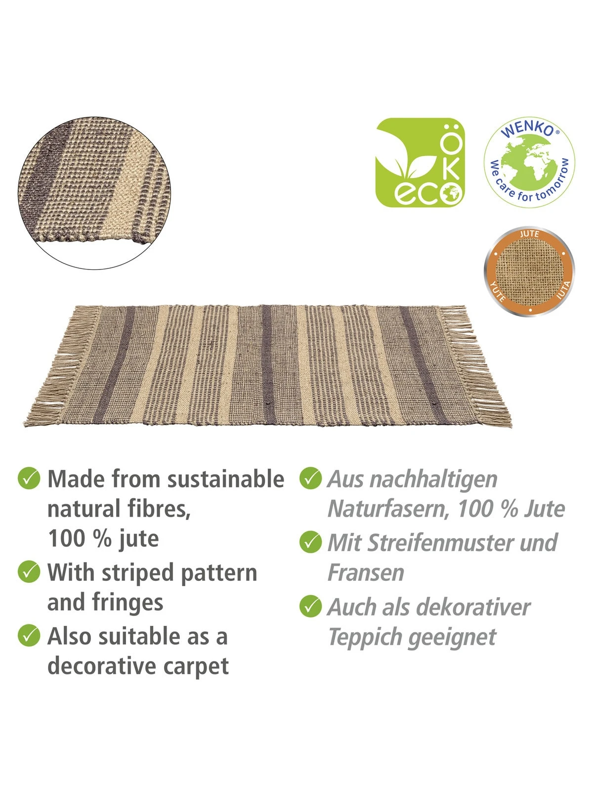 Wenko Badematte Sambu In Natur 15 Wenko Badematte Sambu In Natur – Bild 13