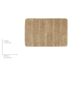 Wenko Badteppich Steps Sand, 60 X 90 Cm In Beige -Allgemeiner Haushaltswarenladen wenko badteppich steps sand 60 x 90 cm in beige 2