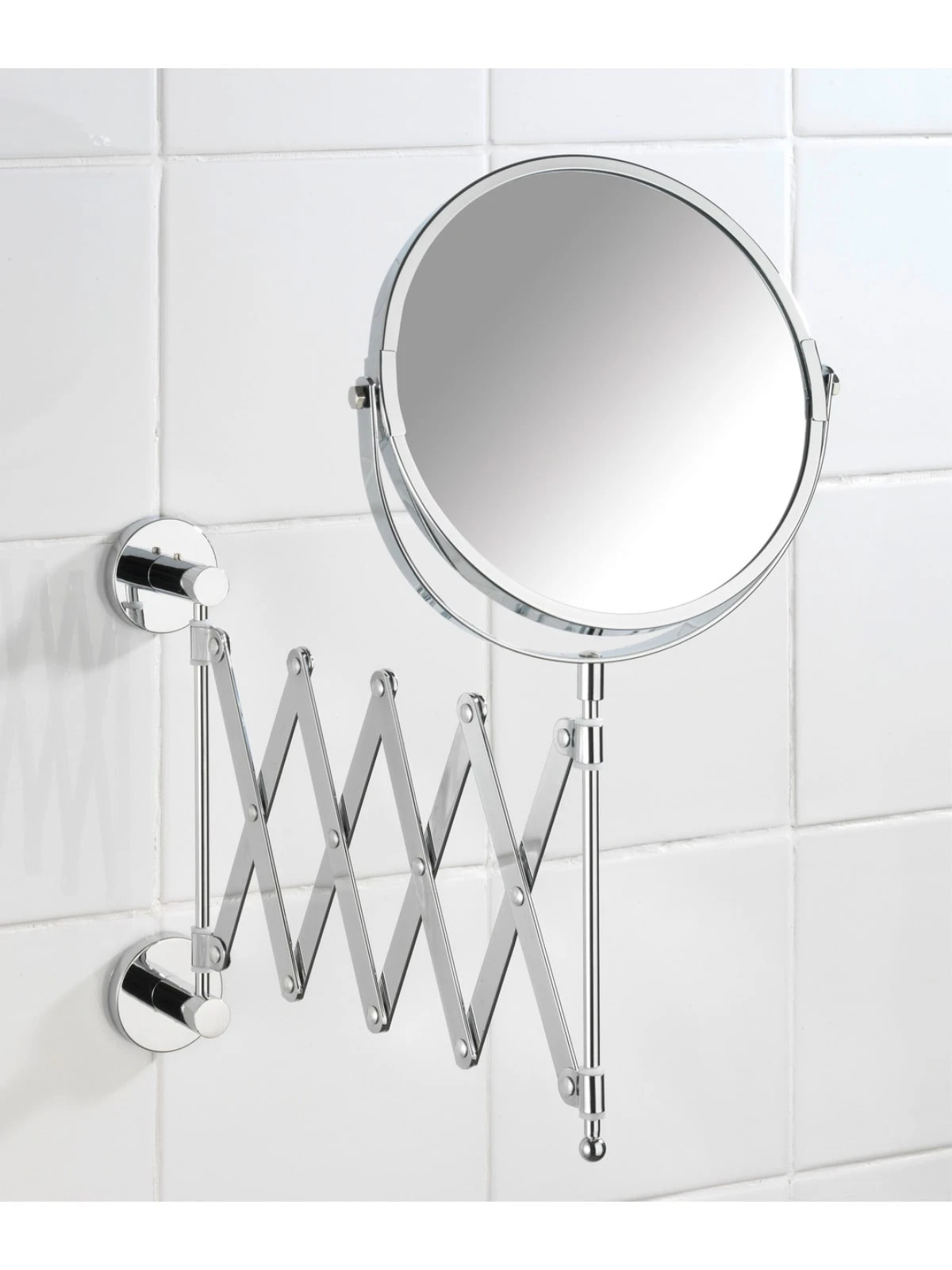 Wenko Power-Loc® Teleskop Kosmetikspiegel Elegance In Chrom 7 Wenko Power-Loc® Teleskop Kosmetikspiegel Elegance In Chrom – Bild 5