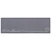 Waschbarer Küchenläufer Kitchen Grau 1 Waschbarer Küchenläufer Kitchen Grau -Allgemeiner Haushaltswarenladen zala living waschbarer kuchenlaufer kitchen grau